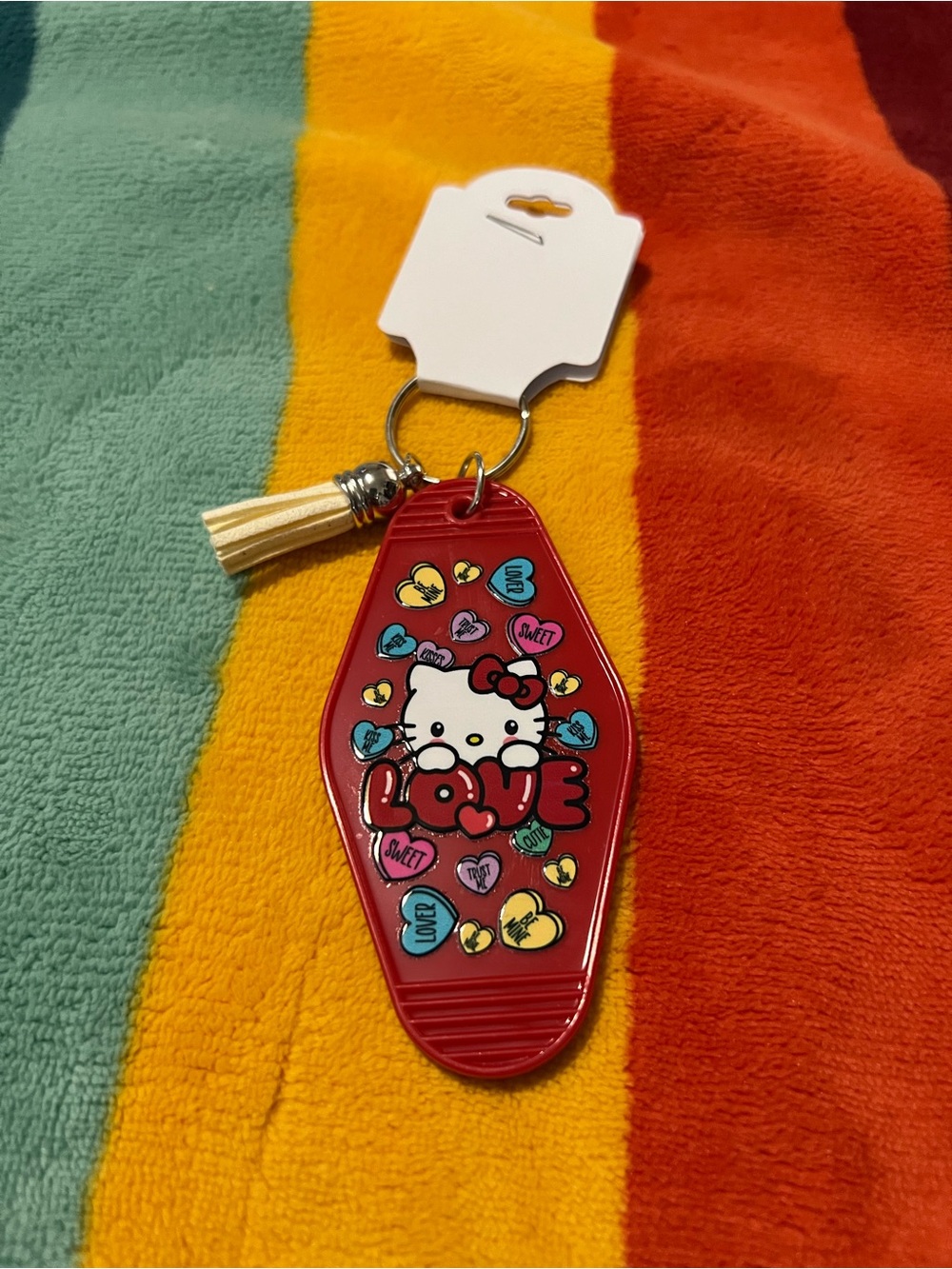 Hello Kitty Love Keychain  ♥️